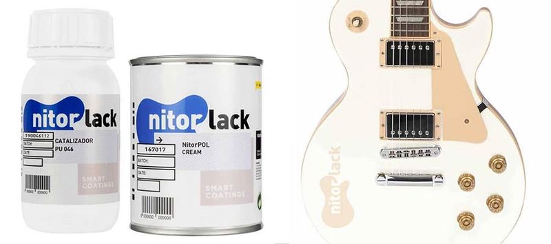 NitorLACK polyurethane paint cream - 500ml can + 250ml hardener