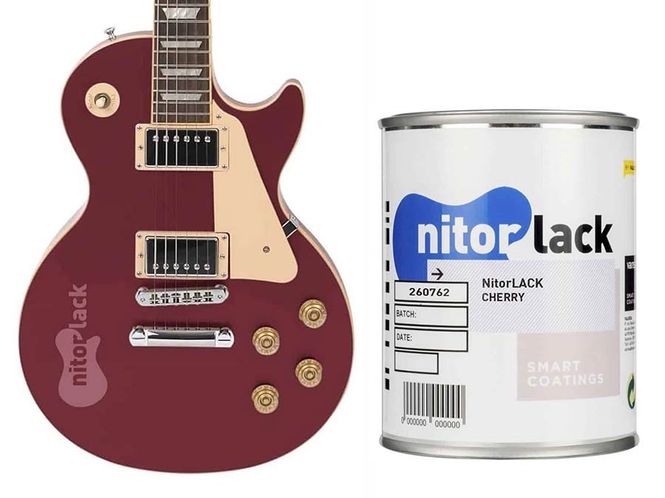 Hovedbilde NitorLACK Nitrocellulose Paint Cherry - 500ml can