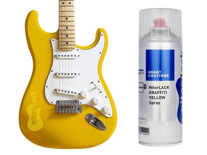 Hovedbilde NitorLACK Nitrocellulose Paint Graffiti Yellow - ...