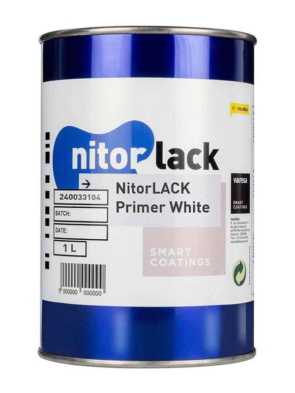 NitorLACK Nitrocellulose Primer White - 1L can