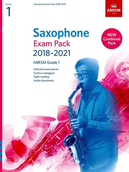 Hovedbilde Saxophone Exam Pack Grade 1 2018-2021