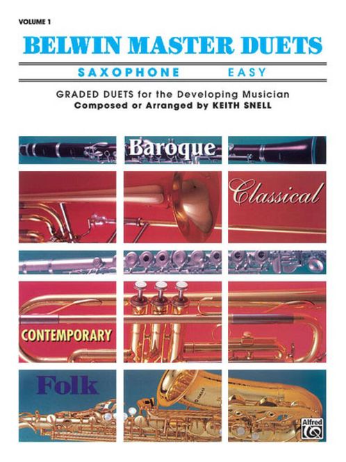 Hovedbilde Belwin Master Duets (Saxophone), Easy Volume 1