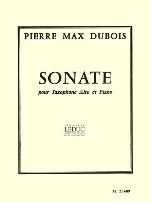 Hovedbilde Sonata For Alto Saxophone And Piano
