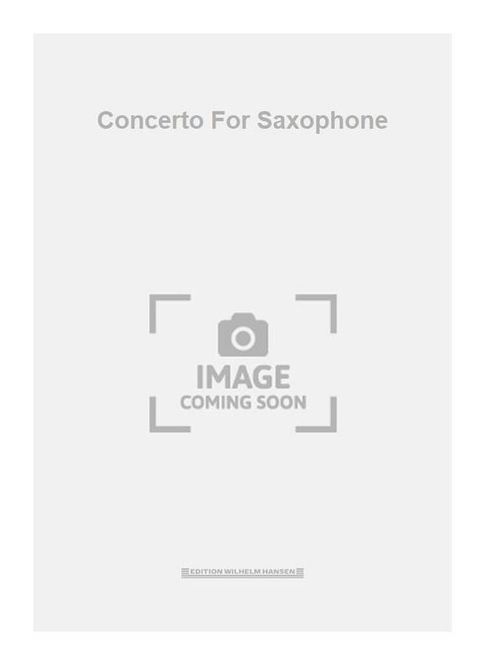 Hovedbilde Concerto For Saxophone