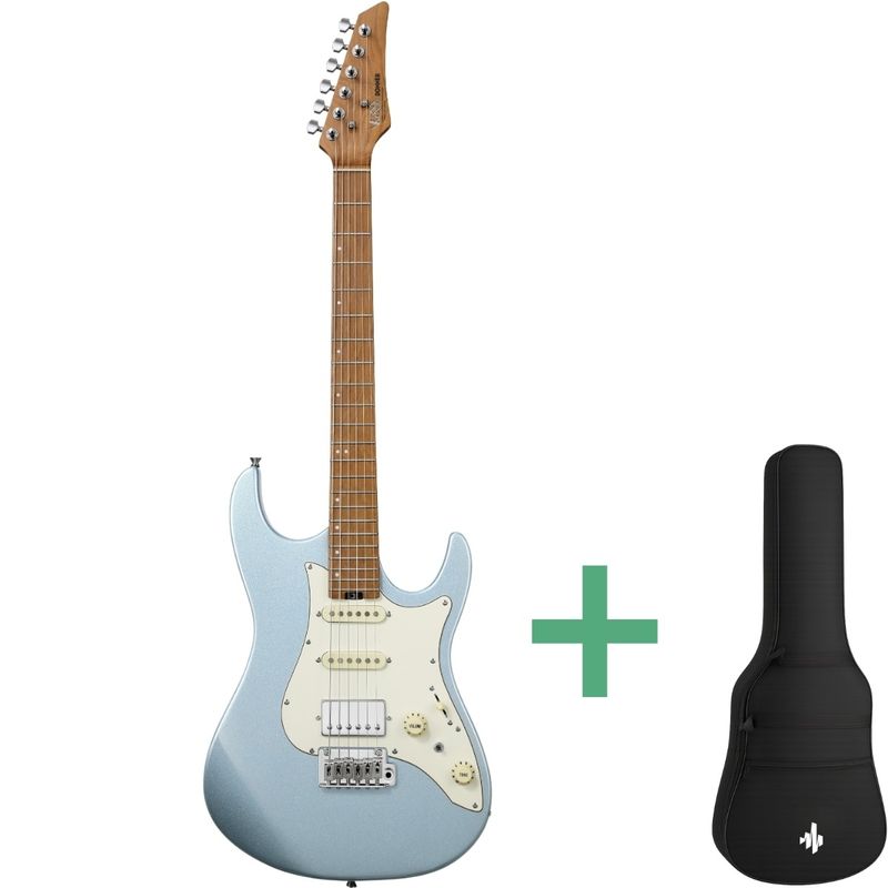 Donner DST-550 el-gitar metallic blue