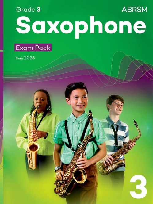 Hovedbilde Saxophone Exam Pack from 2026, ABRSM Grade 3