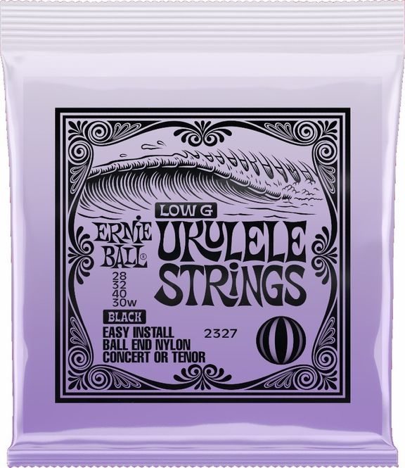 Hovedbilde Ernie Ball 2327 Ukulele Strings "Low G" - Black