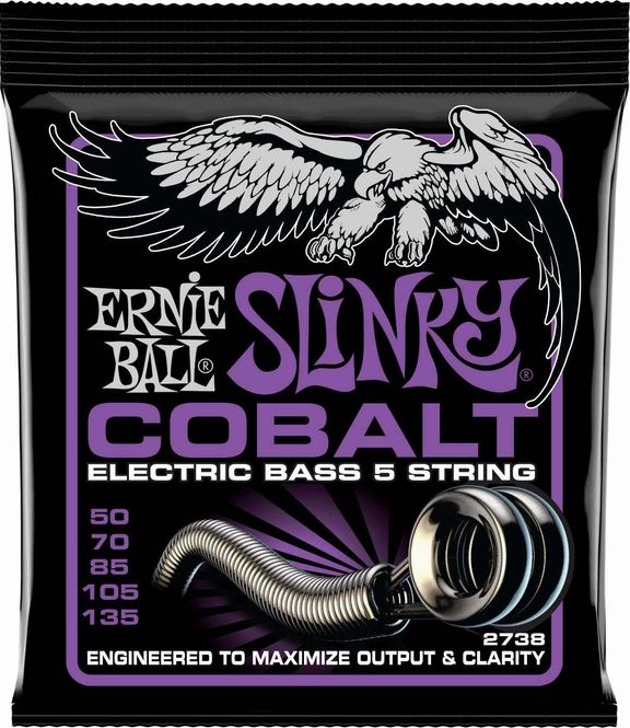 Hovedbilde Ernie Ball 2738 5-String Cobalt Power Slinky Bass