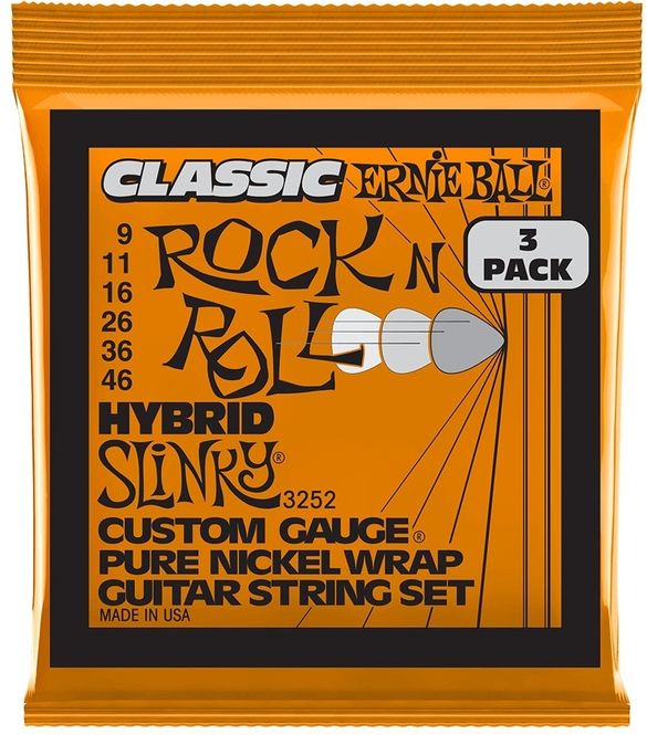 Hovedbilde Ernie Ball 3252 Classic Hybrid Slinky 3-Pack