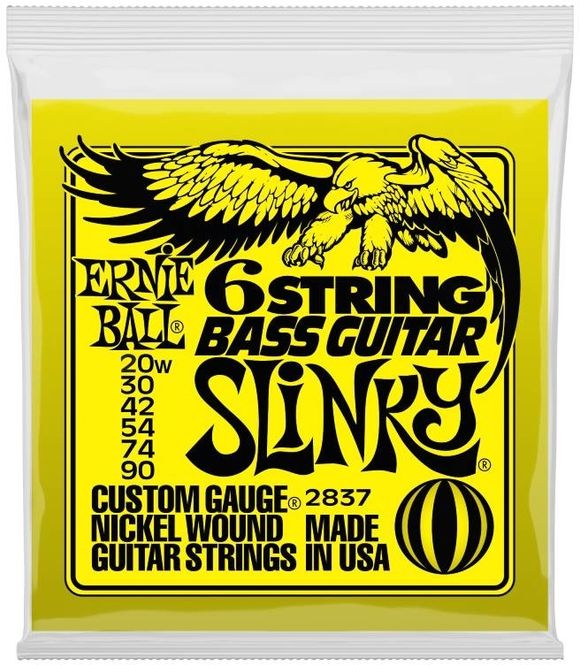 Hovedbilde Ernie Ball 2837 6-String Bass Guitar Slinky ...