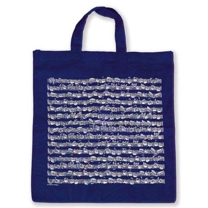 Hovedbilde Tote bag Sheet music navy