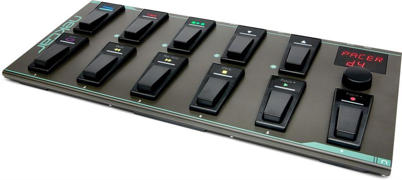 Nektar Pacer - MIDI DAW fotkontroller med 10st programmerbara fotomkopplare, LED-display, 2st expressionpedalingångar