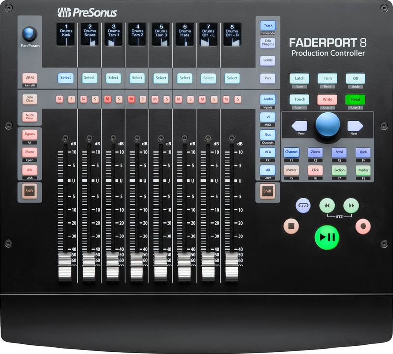 PreSonus FaderPort 8 - DAW controller, 8 faders