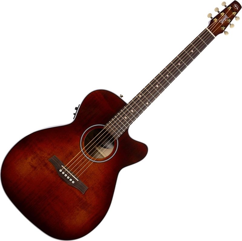 Seagull Performer CHCW Burnt Umber HG Presys II Concert hall guitar