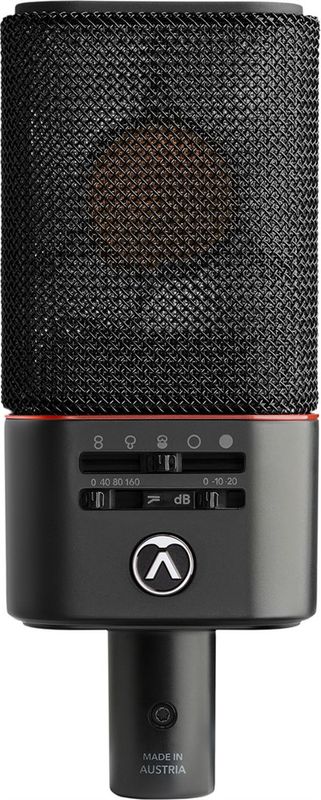 Austrian Audio OC818 Studio Set Svart - OC818 mikrofon, spidermount, mini XLR, mikrofonhållare, vindskydd och väska