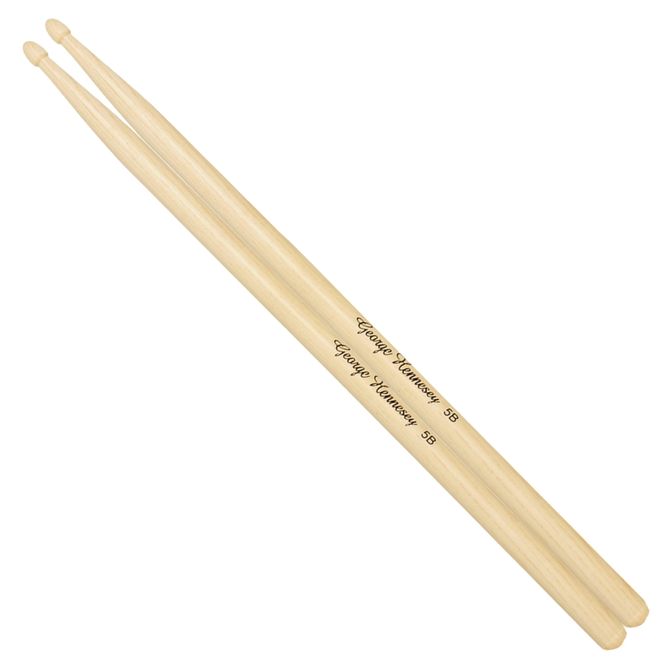 Hovedbilde George Hennesey HICKORY-5B trommestikker, hickory (par)