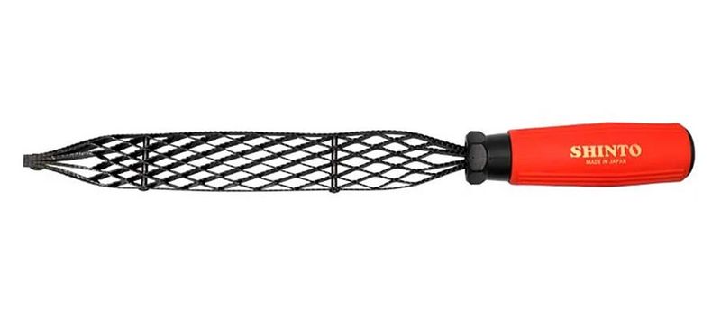 Hosco Japan H-TLSSR200 wood saw rasp, open non-clogging blade design, high-carbon steel, 200mm length