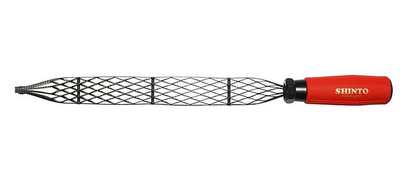 Hosco Japan H-TLSSR250 wood saw rasp, open non-clogging blade design, high-carbon steel, 250mm length