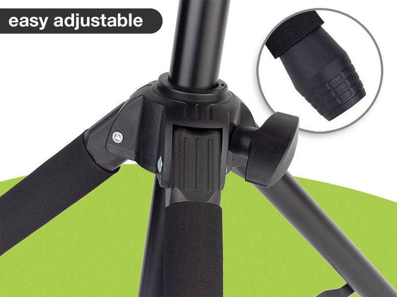 Boston GS-350 semi-foldable tripod guitar stand with auto-grip