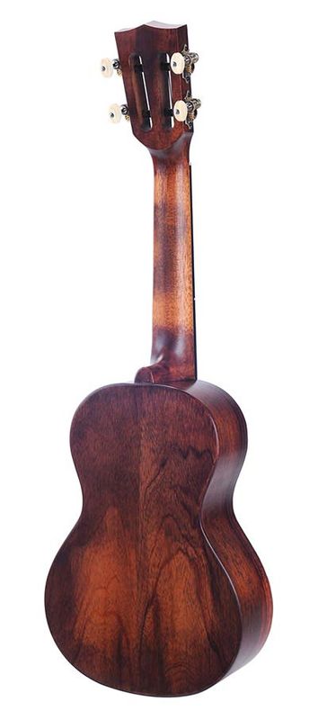 Mahalo Historic Series, all solid concert ukulele, historic brown, with heavy duty bag