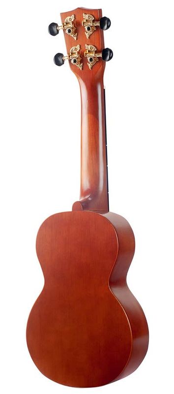 Mahalo Rainbow Series, soprano ukulele, transparent brown, with bag