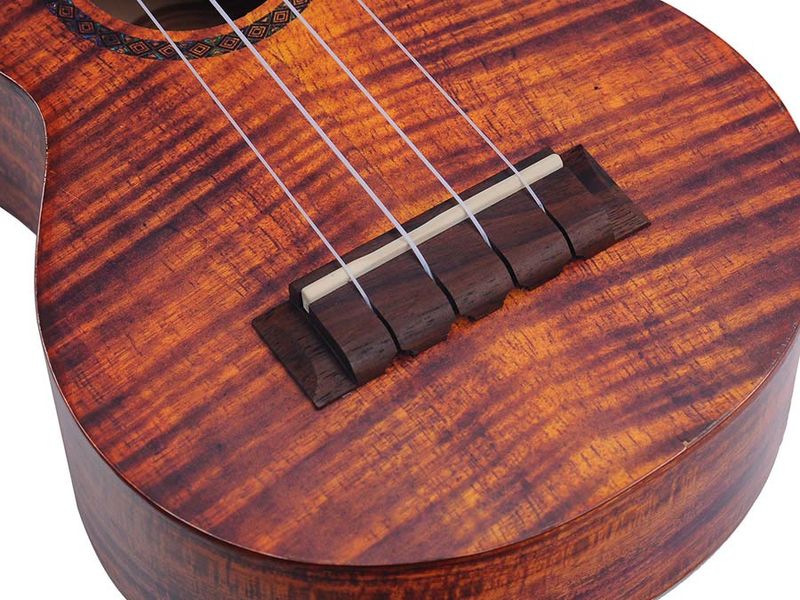 Mahalo Artist Elite Series, soprano ukulele PHOTO FLAME KOA, with bag