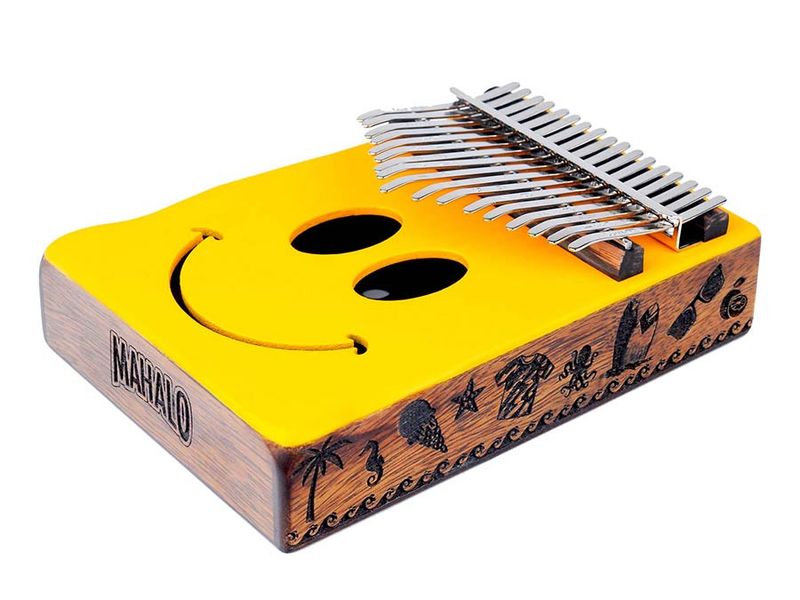 Mahalo  kalimba 17 keys SMILE, with tuning hammer and bag