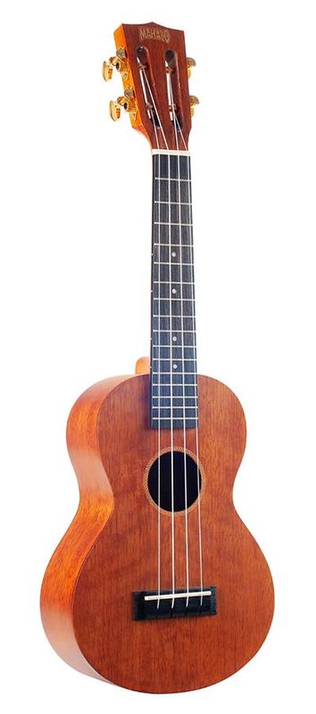Mahalo Java Series, concert ukulele, transparent brown, with bag