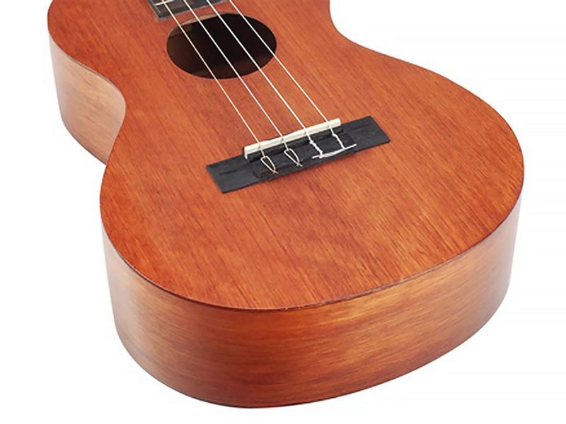 Mahalo Java Series, baritone ukulele, transparent brown, with padded bag & strap