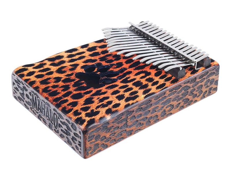 Mahalo  kalimba 17 keys CHEETAH, with tuning hammer and bag