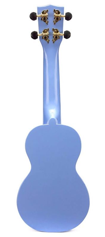 Mahalo Smiley Series, soprano ukulele, light blue, with bag