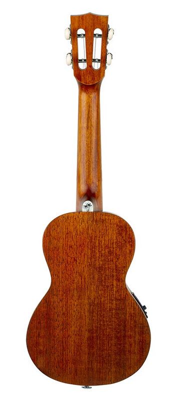 Mahalo Pearl Series, solid top concert ukulele, with MEQ2 9v preamp, natural, with bag