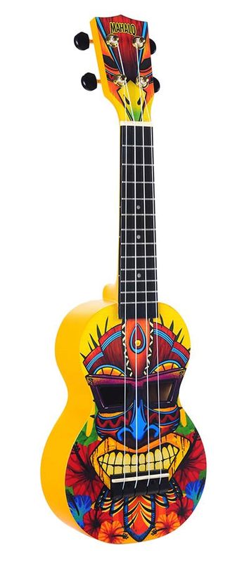 Mahalo Art Series, soprano ukulele TIKI, with bag