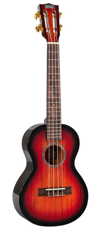 Mahalo Java Series, tenor ukulele, 3 tone sunburst, with bag
