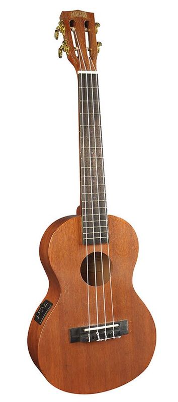 Mahalo Java Series, tenor ukulele, 1V+1T (MVT2), trans brown, with padded bag & strap
