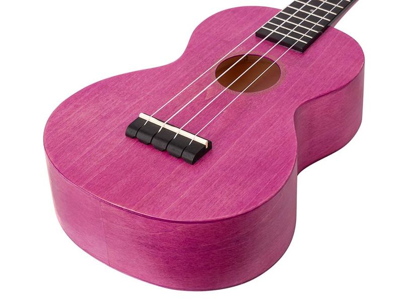 Mahalo Island Series, concert ukulele, berry crush, with bag