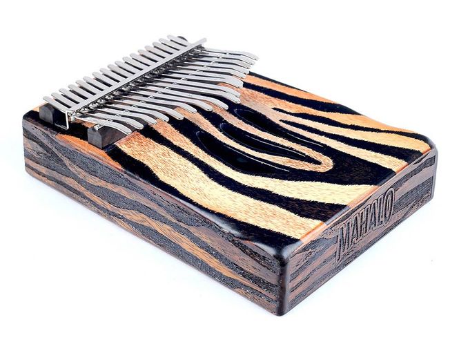 Hovedbilde Mahalo  kalimba 17 keys ZEBRA, with tuning hammer and bag