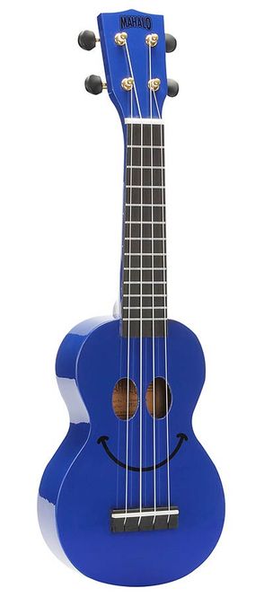 Hovedbilde Mahalo Smiley Series, soprano ukulele, blue, with ...