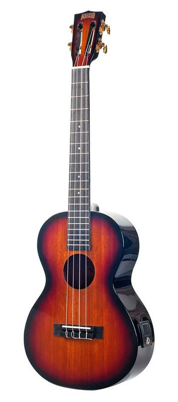 Mahalo Java Series, baritone ukulele, 1V+1T (MVT2), 3 tone sunburst, with padded bag & strap