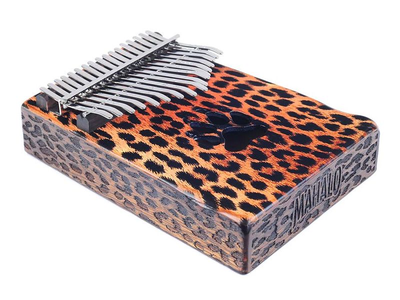 Mahalo  kalimba 17 keys CHEETAH, with tuning hammer and bag