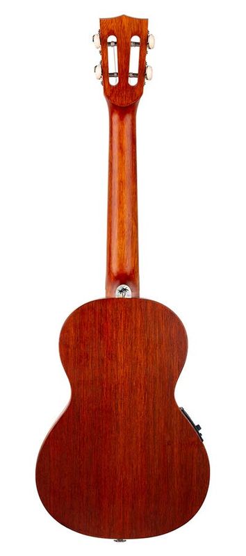 Mahalo Pearl Series, solid top tenor ukulele, with MEQ2 9v preamp, natural, with bag