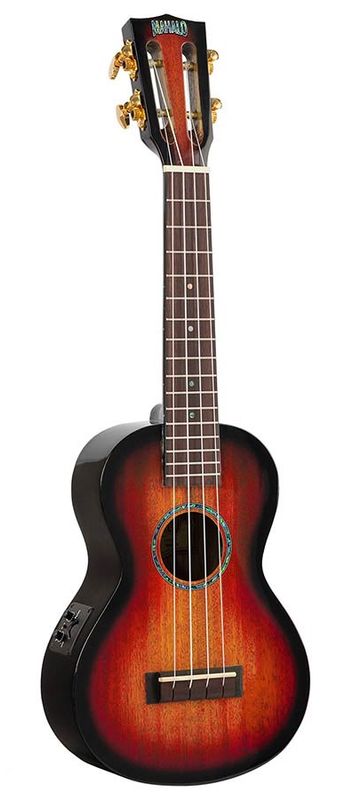 Mahalo Java Series, concert ukulele, 1V+1T (MVT2), 3 tone sunburst, with padded bag & strap