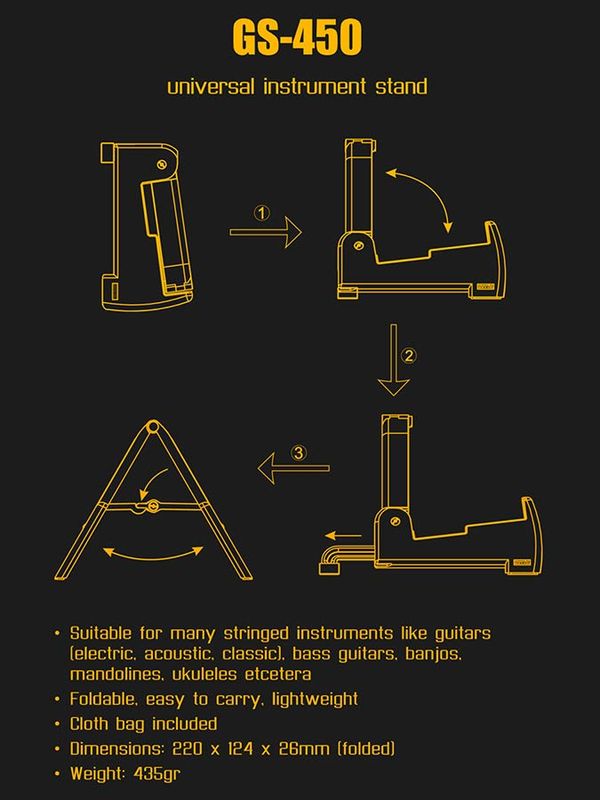 Boston GS-450 Pocket Guitar Stand