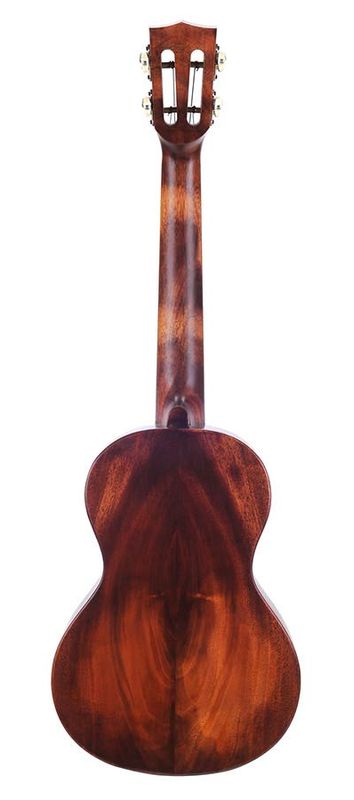 Mahalo Historic Series, all solid tenor ukulele, historic brown, with heavy duty bag