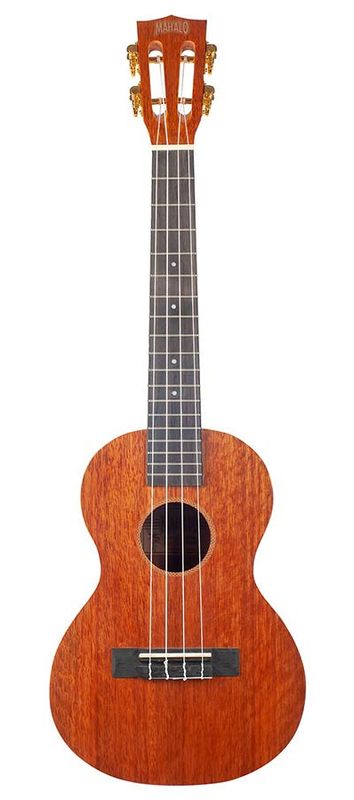 Mahalo Java Series, tenor ukulele pack, transparent brown, with essentials accessory pack