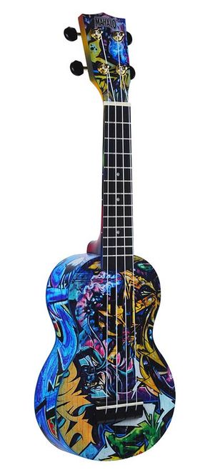 Hovedbilde Mahalo Art Series, soprano ukulele GRAFITI, with ...