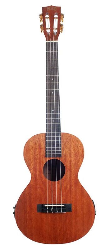 Mahalo Java Series, baritone ukulele, 1V+1T (MVT2), transparent brown, with padded bag & strap