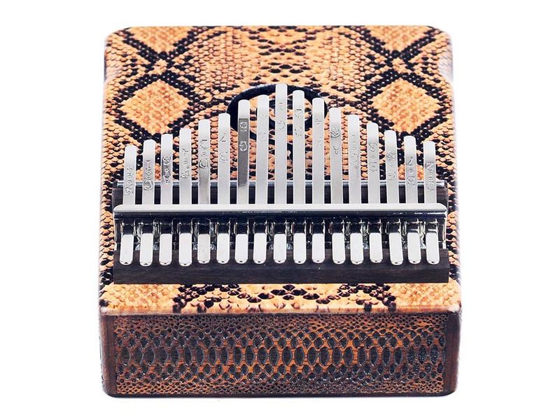 Mahalo  kalimba 17 keys PYTHON, with tuning hammer and bag