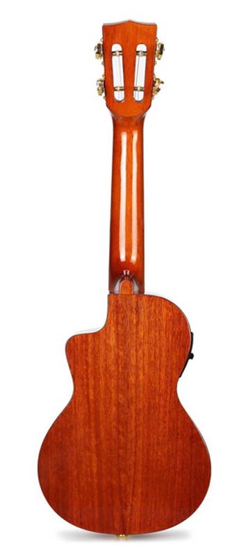 Mahalo Java Series, concert ukulele, cutaway, 1V+1T (B-Band), vintage natural, with padded bag & strap