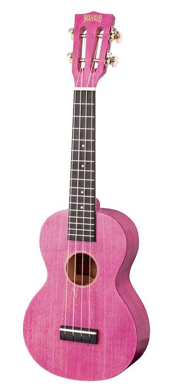 Mahalo Island Series, concert ukulele, berry crush, with bag